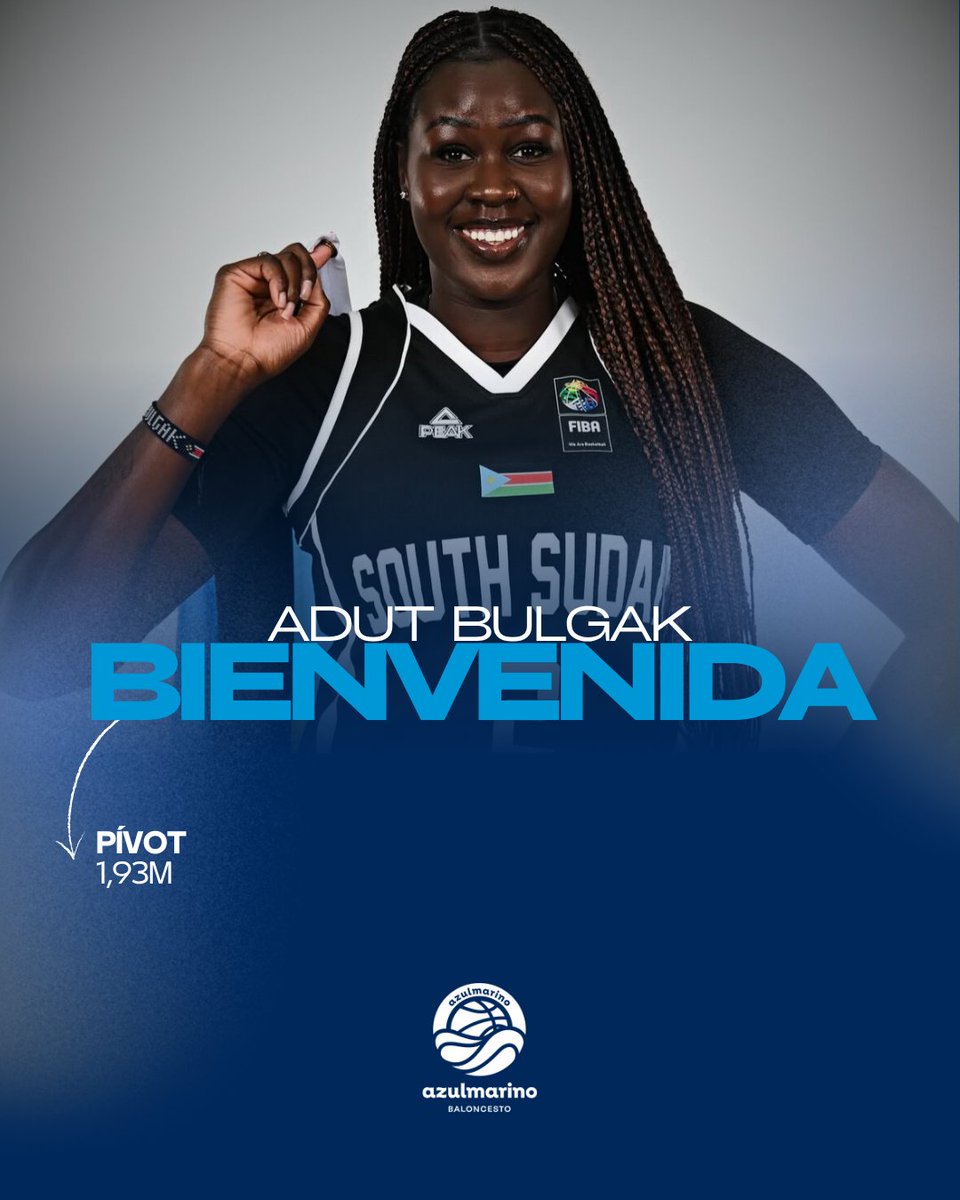 azulmarinopalma's tweet photo. Adut Bulgak, ๐๐๐๐๐๐๐รณ๐ y presencia en la pintura para la temporada 25-26.
La pรญvot procedente de @ibaetabasket y capitana de la selecciรณn de Sudรกn del Sur, se une al equipo para reforzar el juego interior.
โ๐ป: https://t.co/2DLvHdlpr9
#JugamAmbLElit2025 #TeamBuron https://t.co/2QfnSv1W9l
