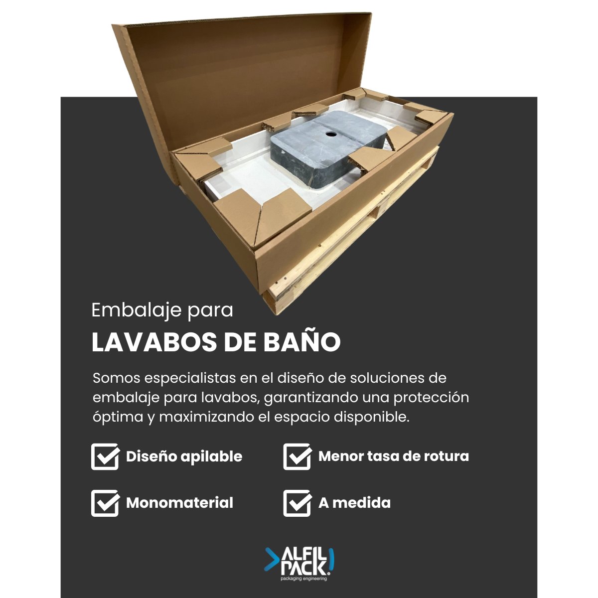 alfilpack's tweet photo. ➡️Alfilpack diseña embalajes a medida para la industria #cerámica, reduciendo roturas, costes y tiempos de carga. Soluciones personalizadas, ergonómicas y sostenibles que optimizan la logística y protegen el producto. #embalaje #logística #sostenibilidad #IDi https://t.co/kJ1jRwsfFH