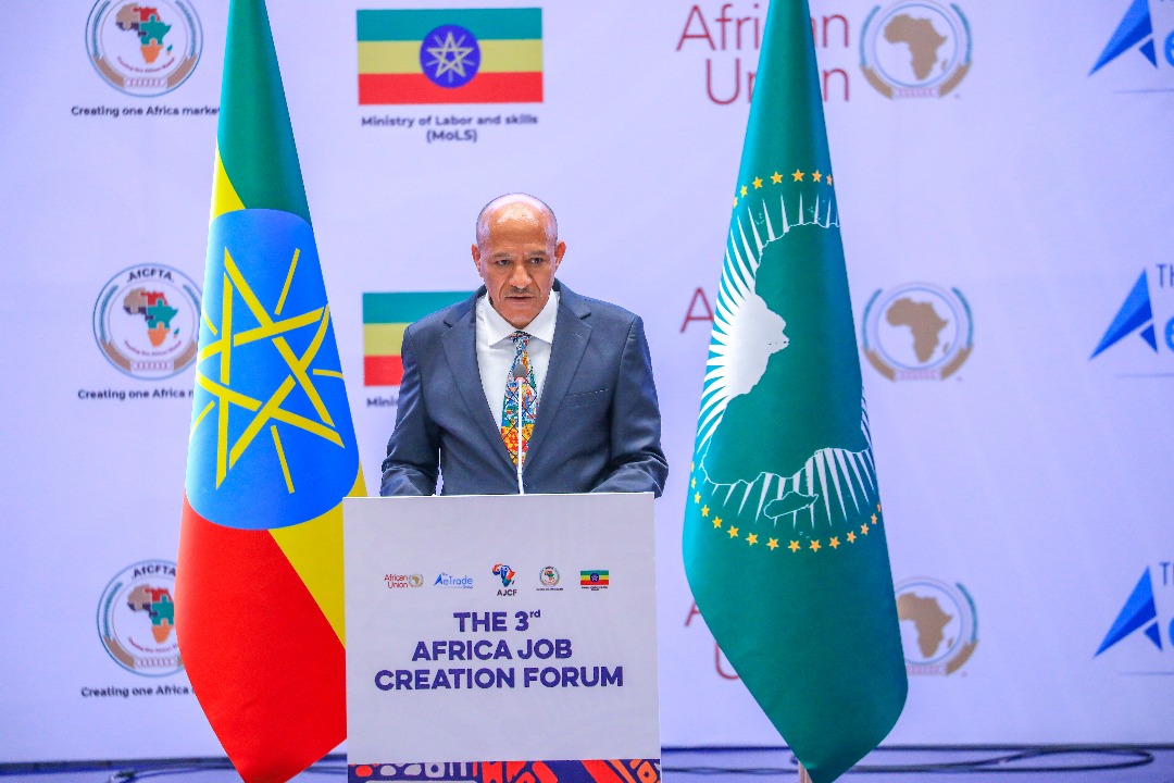 TemesgenTiru's tweet photo. Tomorrow’s Africa will be built by our collective efforts.

Today, in the beautiful city of Addis Ababa, we are proud to host the Third Africa Jobs Creation Forum — a key gathering to shape a more inclusive and prosperous future.

Africa is a continent full of youth and dreams. Our young people are not a burden. They are our strength. They are our promise. They represent the potential for growth and transformation. Ethiopia stands for that promise. We believe in Pan African unity and in the African Continental Free Trade Area as a pathway to shared progress.

Through our home grown economic reforms and Ten Year Plan, we are building a skilled workforce, empowering young people, advancing clean energy, modernizing agriculture, and developing Integrated Agro Industrial Parks. We are also implementing the Digital Ethiopia strategy and strengthening national capacity to be climate resilient, inclusive, and ready for the future.

With the Green Legacy Initiative, we are planting more than 40 billion trees — not just trees, but jobs and pride. Planted by the hands of both young and old.

The Third Africa Jobs Creation Forum is where we go beyond vision. It is where we turn plans into action, and action into lasting impact for skills development and shared prosperity across Africa.

Let it be African. Let it be global. Let it be ours. Let us move from vision to action. Let us move forward together — with unity, with courage, with hope. Let us give our young people the future they deserve.