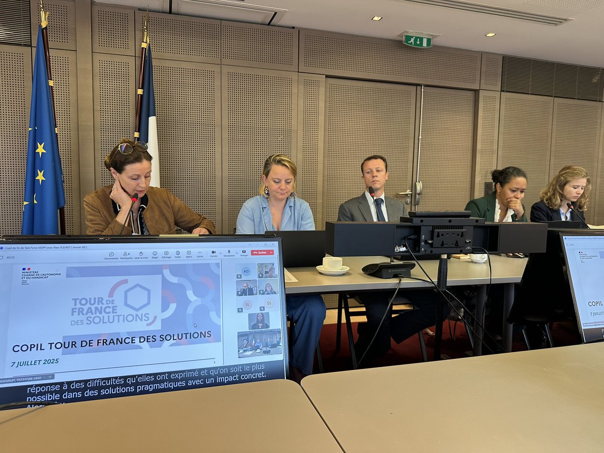 Marc Fleuret (@fleuretmarc) on Twitter photo Dernier temps d’échanges avec la ministre <a href="/lecocqcharlotte/">Charlotte Parmentier Lecocq</a> sur les mesures pour faciliter le parcours des personnes en situation de #Handicap et leurs aidants .
<a href="/ADepartementsF/">Départements de France</a> Dernier temps d’échanges avec la ministre <a href="/lecocqcharlotte/">Charlotte Parmentier Lecocq</a> sur les mesures pour faciliter le parcours des personnes en situation de #Handicap et leurs aidants .
<a href="/ADepartementsF/">Départements de France</a>