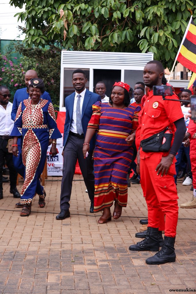 Mama <a href="/JacklynJolly1/">Jacklyn Jolly Tukamushaba</a> arrives together with President <a href="/HEBobiwine/">BOBI WINE</a>