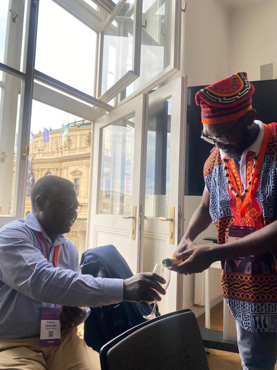 huma_africa's tweet image. At #ECAS2025, Prof. Francis Nyamnjoh was celebrated for his generous journey as a trusted friend, father, scholar, thinker, and human. This celebration served as a preliminary launch of an upcoming book, “The Conviviality of #Incompleteness: Celebrating Francis Nyamnjoh at Sixty”