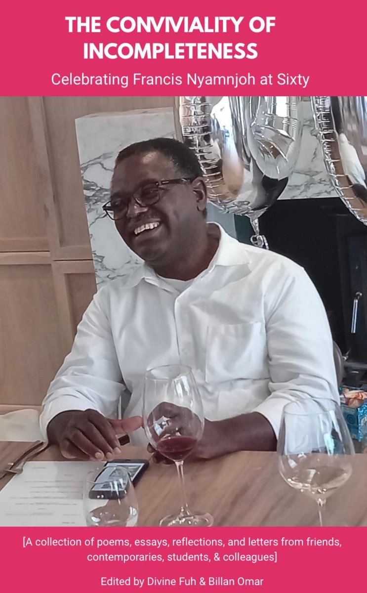 huma_africa's tweet image. At #ECAS2025, Prof. Francis Nyamnjoh was celebrated for his generous journey as a trusted friend, father, scholar, thinker, and human. This celebration served as a preliminary launch of an upcoming book, “The Conviviality of #Incompleteness: Celebrating Francis Nyamnjoh at Sixty”