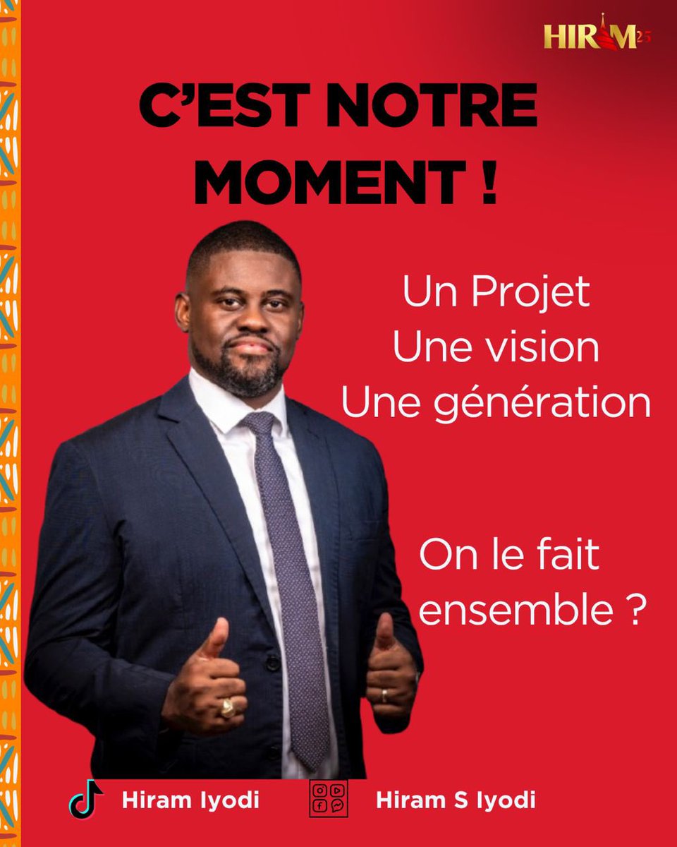 Mpodol_237's tweet photo. #Hiram2025
#CestNotreMoment 
#Cameroun https://t.co/CTOjNGcHX6