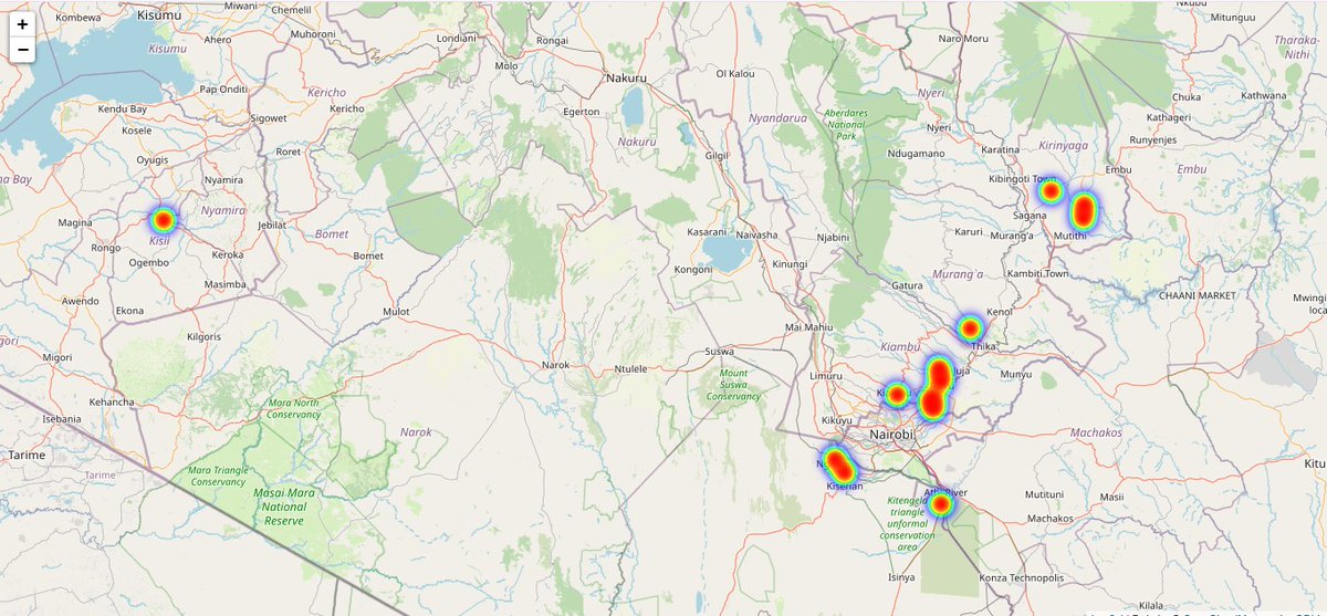 KiyoNganga's tweet image. Mt.Kenya region,Nairobi, Kajiado Peri-urban areas and Kisii town most affected by sabasaba protests:

Mt. Kenya Region (Kirinyaga &amp;amp; Kiambu Counties)
• Kimbimbi, Mwea – Bonfires and roadblocks
• Ngurubani – Highway closed, burning barricades
• Kagumo – Reports of crowd buildup…