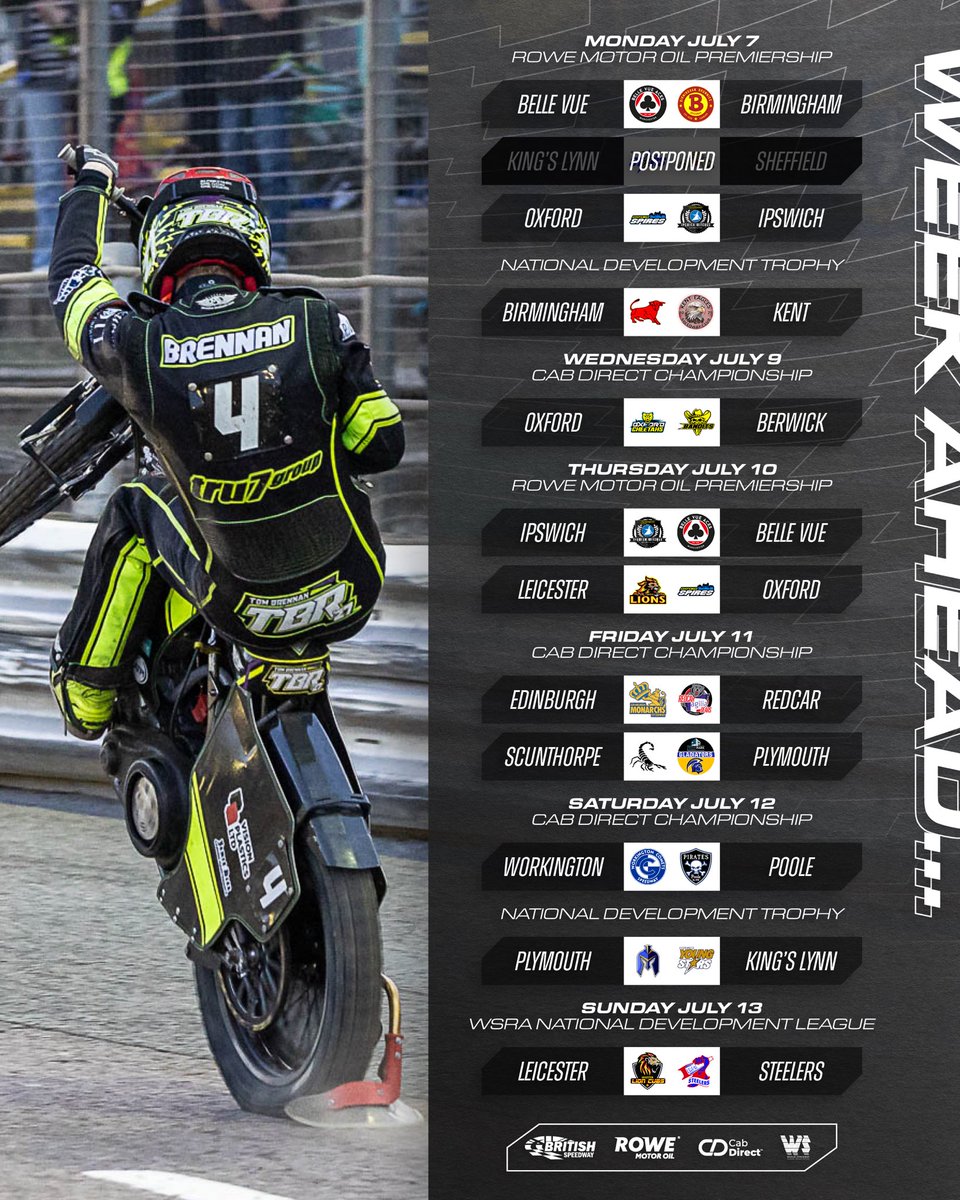 Official British Speedway (@speedwaygb) on Twitter photo ๐๐
8๏ธโฃ ๐ช๐๐๐๐ฆ ๐ข๐ ๐ง๐๐๐๐๐ง๐ฆ - part 1๏ธโฃโฆ
Hereโs your chance to win free entry for two to any domestic league match of your choice this summer!
Simply predict the score of Edinburghโs home clash with Redcar this Friday in the comments below to enter ๐ญ
๐ผ ๐ก๐ค๐ค๐ ๐๐
8๏ธโฃ ๐ช๐๐๐๐ฆ ๐ข๐ ๐ง๐๐๐๐๐ง๐ฆ - part 1๏ธโฃโฆ
Hereโs your chance to win free entry for two to any domestic league match of your choice this summer!
Simply predict the score of Edinburghโs home clash with Redcar this Friday in the comments below to enter ๐ญ
๐ผ ๐ก๐ค๐ค๐