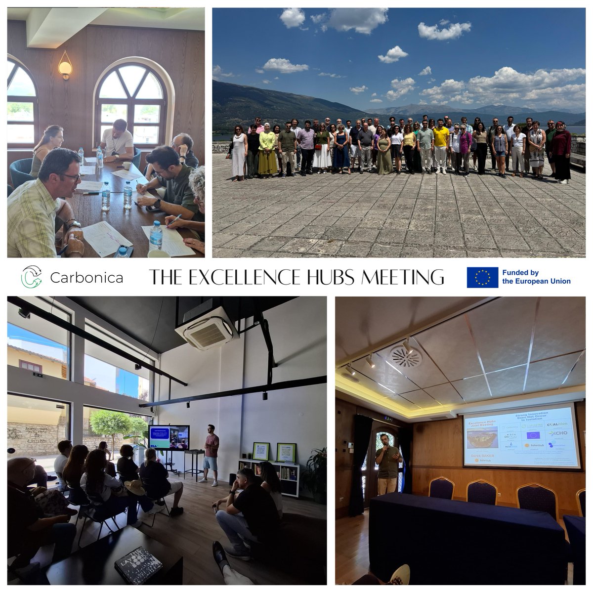 🌿 CARBONICA participated in the Excellence Hubs Joint Meeting in Ioannina, Greece, represented by our coordinating partner <a href="/reframefood/">reframe.food</a>. The gathering brought together several EU-funded initiatives, focusing on the Water-Energy-Food nexus. #HorizonEU #Carbonicaexcellencehub