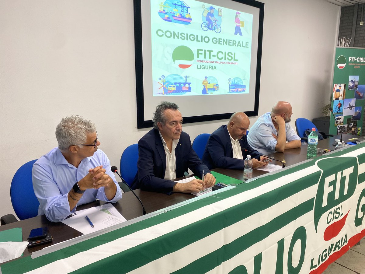Cisl Liguria (@cislliguria) on Twitter photo Consiglio generale Fit Liguria alla presenza del segretario generale Cisl Liguria Luca Maestripieri e del segretario generale Fit Cisl Liguria Mauro Scognamillo <a href="/FitCisl/">Fit-Cisl Nazionale</a> <a href="/CislNazionale/">CISL Nazionale</a> Consiglio generale Fit Liguria alla presenza del segretario generale Cisl Liguria Luca Maestripieri e del segretario generale Fit Cisl Liguria Mauro Scognamillo <a href="/FitCisl/">Fit-Cisl Nazionale</a> <a href="/CislNazionale/">CISL Nazionale</a>
