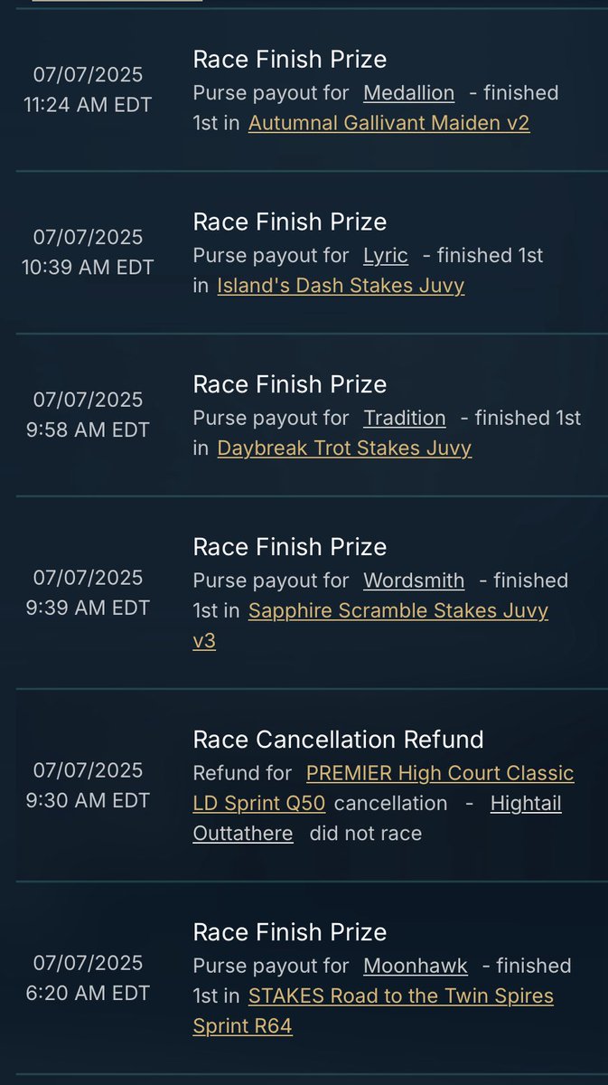 Stable streaks are real ☄️

Another term coined by the Commish.

Either that or the winning genome has been harnessed to its full potential by Dinga.

Prove me wrong.