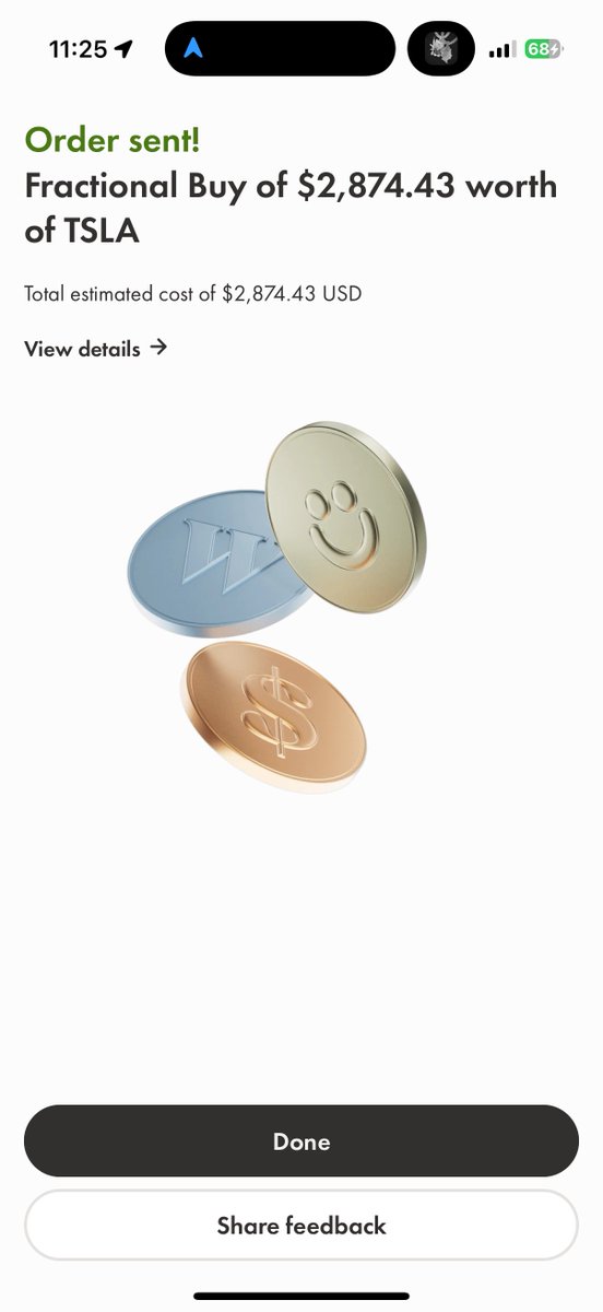 shevonsalmon's tweet image. You can buy designer clothes or invest into some $TSLA stock you choose.
I just do both 😉