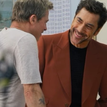 TheCinesthetic's tweet photo. javier bardem really is the greatest hype man. https://t.co/HoUvuFqXaw