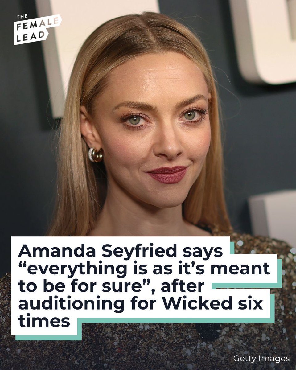 Did you know that Amanda Seyfried auditioned SIX TIMES forthe part of Glinda in Wicked, before the role eventually went to Ariana Grande?

"I worked my ass off for years and years and years on that music. I’m competitive… with myself in a really healthy way", she says. 

And