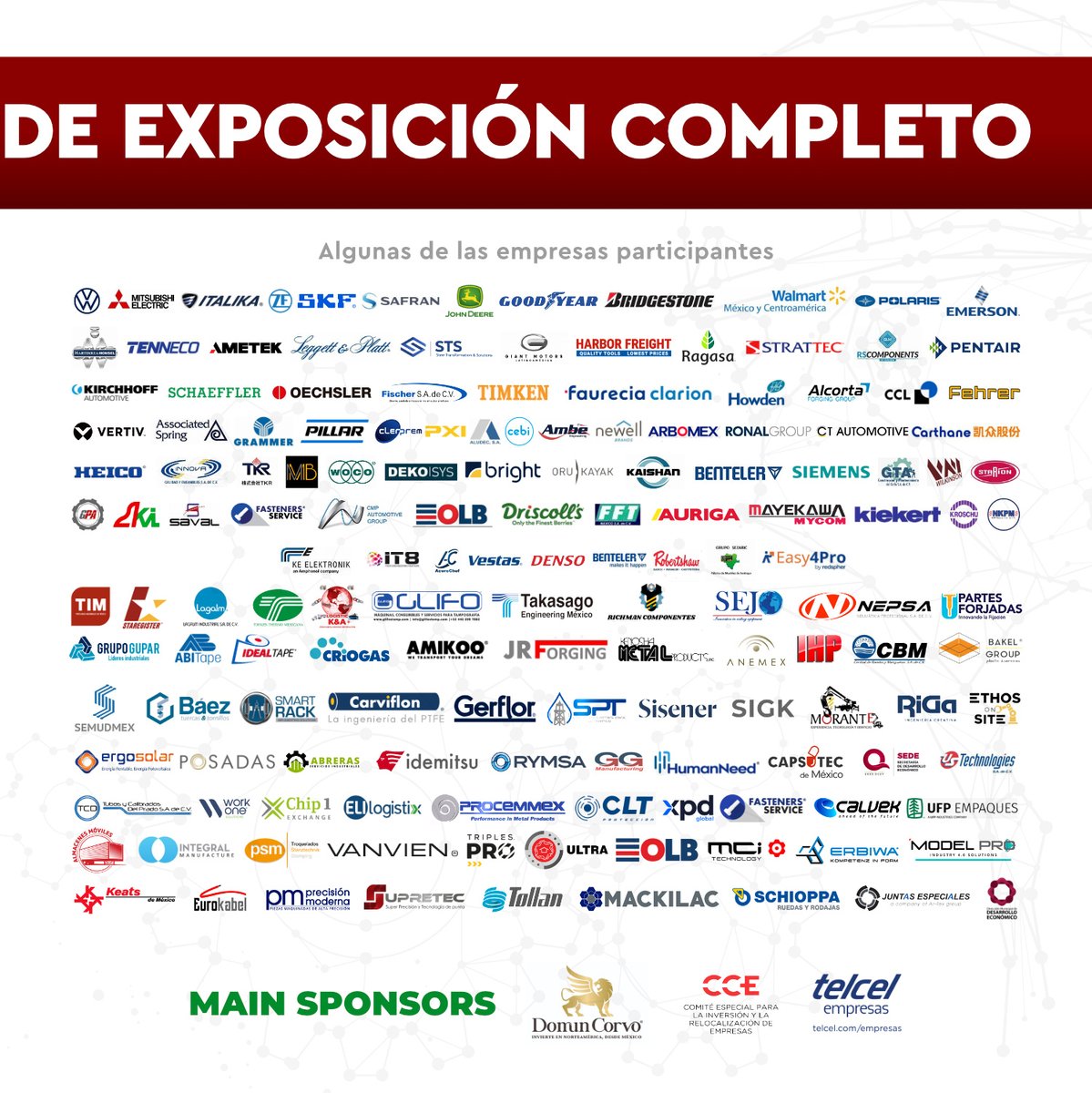 Canacintra Puebla (@canacintrap) on Twitter photo 📣 Por tercera vez en México, un evento de negocios que concentra requerimientos de compra de todos los sectores, productos y servicios de la industria 🇲🇽, ¡con la bolsa de negocios más grande del país! 💼📊
📍 ¡Ahora con sede en PUEBLA! 🎉
🔎 ¡Más de 1000 Requerimientos de 📣 Por tercera vez en México, un evento de negocios que concentra requerimientos de compra de todos los sectores, productos y servicios de la industria 🇲🇽, ¡con la bolsa de negocios más grande del país! 💼📊
📍 ¡Ahora con sede en PUEBLA! 🎉
🔎 ¡Más de 1000 Requerimientos de