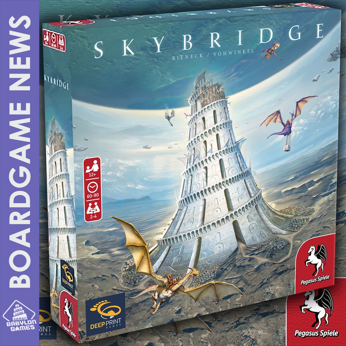 babylon.games (@babylon__games) on Twitter photo Skybridge by Deep Print Games & <a href="/pegasusspiele/">Pegasus Spiele</a>
📐: Michael Rieneck, Franz Vohwinkel
🎨: Franz Vohwinkel
🧍: 2-6 players
⏱️: 60-90 min
boardgamegeek.com/boardgame/4492…
#boardgames #meeple #brettspiele #game #graplanszowa #jeuxdesociete #ボードゲーム #보드게임V Skybridge by Deep Print Games & <a href="/pegasusspiele/">Pegasus Spiele</a>
📐: Michael Rieneck, Franz Vohwinkel
🎨: Franz Vohwinkel
🧍: 2-6 players
⏱️: 60-90 min
boardgamegeek.com/boardgame/4492…
#boardgames #meeple #brettspiele #game #graplanszowa #jeuxdesociete #ボードゲーム #보드게임V