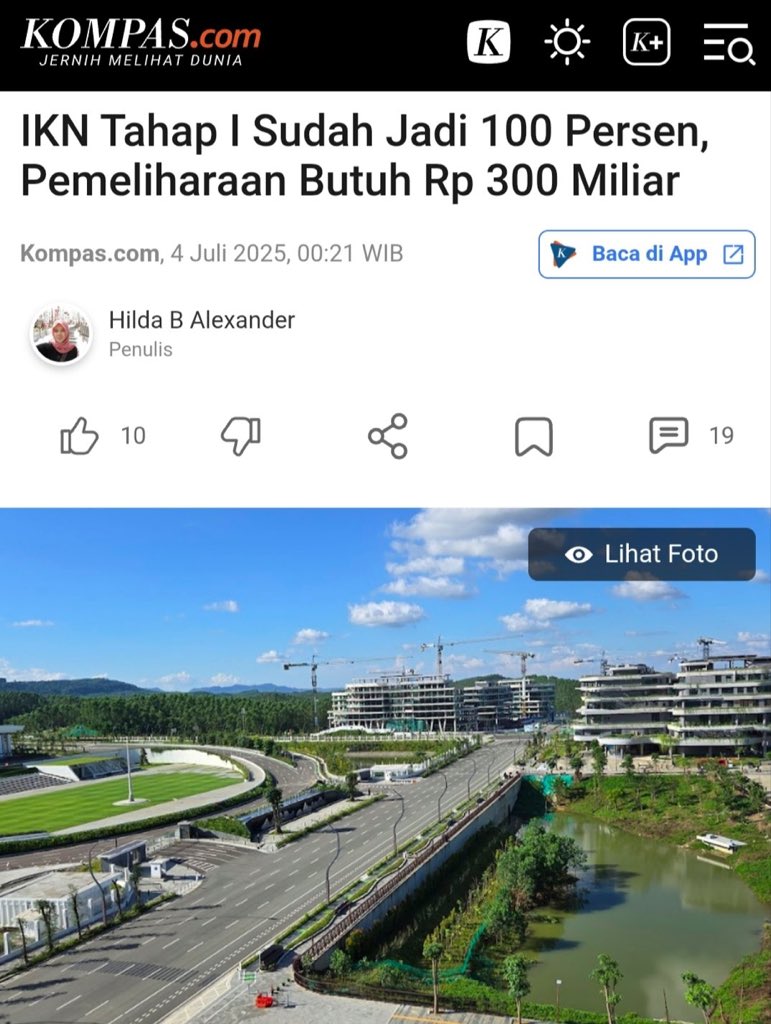 IKN tahap I sudah 100% selesai.

Gedung megah, jalan mulus, stadion kinclong.
Tapi yang hidup bukan kantornya.

Yang hidup: bisnis PSK.

Katanya kota masa depan, tapi isinya malah "ladies of the night" duluan yang adaptasi.

Dan jangan salah, walau kotanya belum ramai, biaya