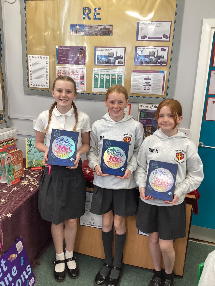 Look what arrived today! Thank you so much <a href="/ReadforGoodUK/">Read for Good</a>  We are looking forward to reading Goodnight Stories for Rebel Girls <a href="/dkbooks/">DK Books UK</a> #HPReading