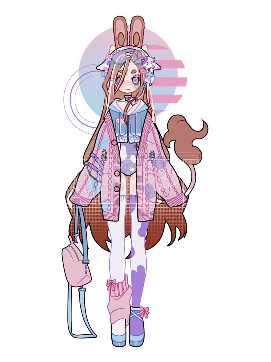 🍡Ｌａｂｕｂｕ Raffle! 🐮🥛
~ ⊂((・▽・))⊃

🥇 Prize: adoptable full body ♡ [no comercial use]

TO ENTER: 
🍡 Follow me 
🍡RT + comment whatever you want ♡

-Ends: two week!
good luck to everyone♡

#adoptables #ENVtubers #raffle