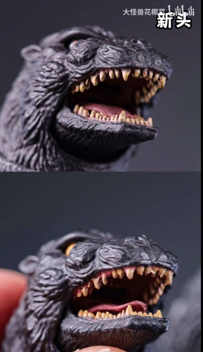 godzilla154's tweet image. Updated Hiya 1991 Godzilla Head Photos
New paint looks great! Excited to get mine in hand!
Photo credit: b23.tv/QnkrmSl