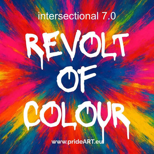 Happy to present you my new exhibition starting this Thursday 10th of July at 7PM at prideART Berlin!

This exhibition is called "Revolt of Colour" - Intersectional 7.0 and is taking place within the Berlin Pride event. I have sent 3 drawings from my Body Painting series, a very