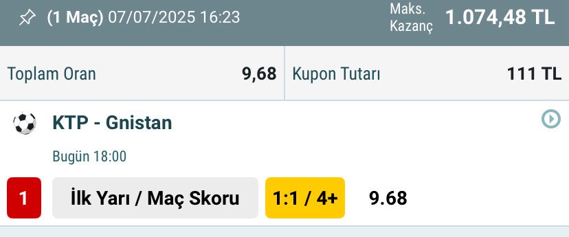 Herkese selam 👋 bülten çok dar ufak bir deneme yapalım