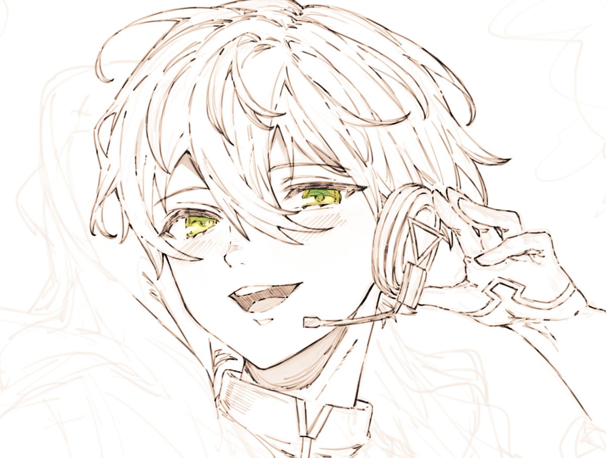 Pannomimi052's tweet photo. 剣持くんwip https://t.co/SNI7TN0CSu