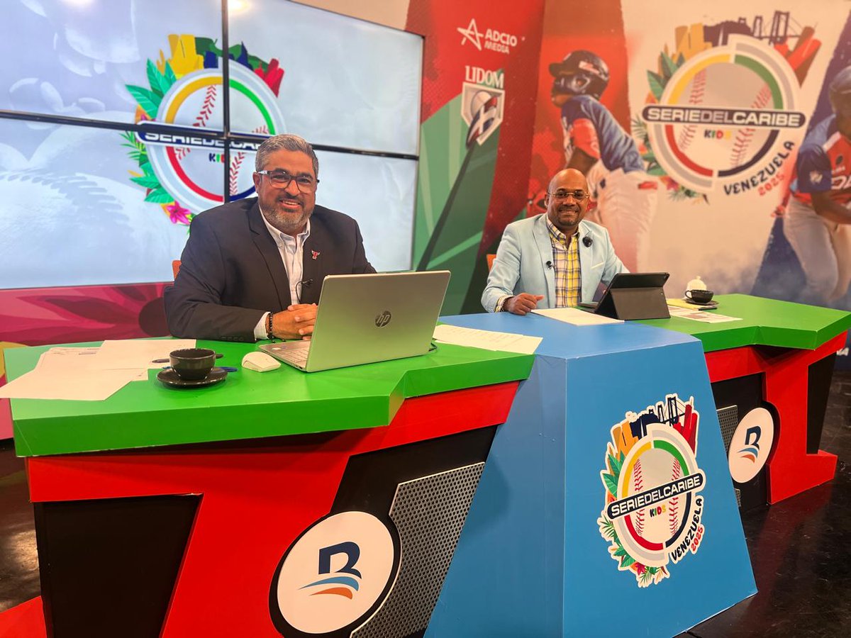 Víctor Ml. Báez S. (@vicbaezs) on Twitter photo Estamos EN VIVO en la Serie del Caribe Kids en Venezuela con el Partido junto a <a href="/Orlandomendez7/">Orlando Méndez es un Show 🎉</a>
Panamá 🇵🇦 vs. Puerto Rico 🇵🇷
telemicro.com.do/digital-15-en-… Estamos EN VIVO en la Serie del Caribe Kids en Venezuela con el Partido junto a <a href="/Orlandomendez7/">Orlando Méndez es un Show 🎉</a>
Panamá 🇵🇦 vs. Puerto Rico 🇵🇷
telemicro.com.do/digital-15-en-…