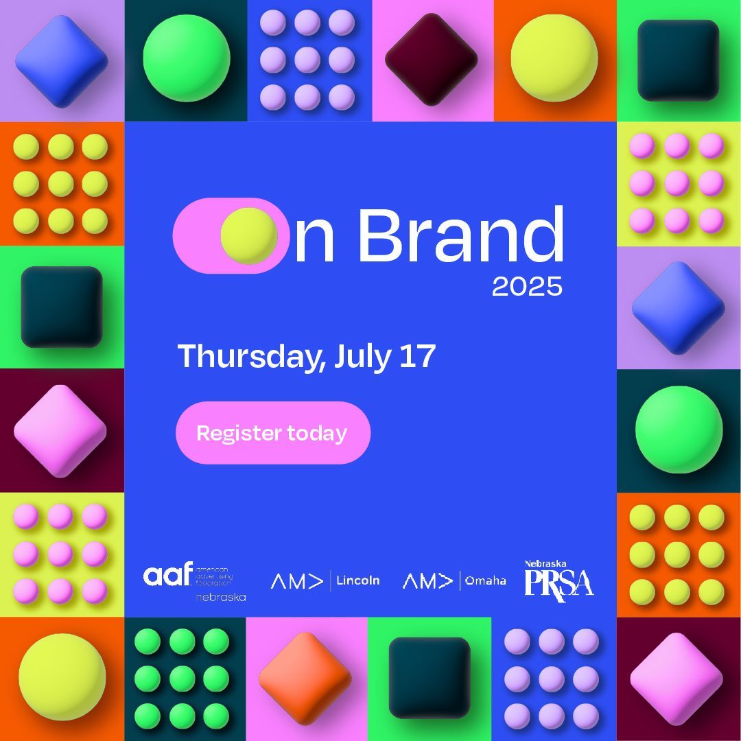 😍 ONBrand 2025 is happening next Thursday, July 17

🗣️ Speakers include voices from KidGlov, Oxide Design, biBerk, the Omaha Zoo, Bemis Center, and more!

🎟️ Grab your ticket now: onbrandcon.com
💸 PRSA members and students: Check your inbox to get $25 off