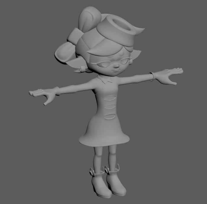 It's been 2 full years now of me working on this model, and I am glad to finally say that the model is finished! There is more to do, like a proper rig, but I am certain that this model is 95% accurate to the official promo model from Nintendo used in renders and live concerts!