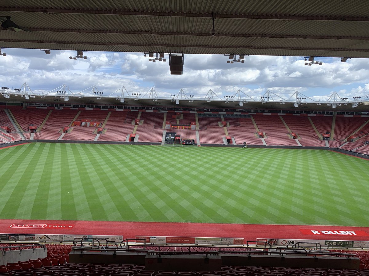 stevenew12's tweet image. Update 3. 19 days from seeding. Pitch had a rest this weekend (as did we) The weather helped over the weekend and all is looking good so far. As I’ve said before, we take nothing for granted and are keeping a close eye on it. @dogpockets @GJMills2000 #SaintsFC