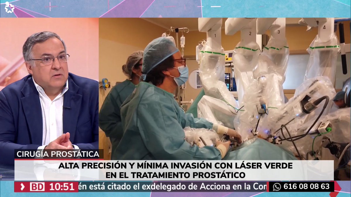 ICUA (@icuaurologia) on Twitter photo ¡No te pierdas al Dr. <a href="/fgomsan/">Fernando GomezSancha</a> en <a href="/BuenosDiasTM/">Buenos Días Madrid</a>! Durante su intervención el Dr. explica las enfermedades más comunes de la próstata y cómo la enucleación prostática con láser de Holmio es una solución ventajosa para pacientes con hiperplasia benigna
👉vimeo.com/1099370909 ¡No te pierdas al Dr. <a href="/fgomsan/">Fernando GomezSancha</a> en <a href="/BuenosDiasTM/">Buenos Días Madrid</a>! Durante su intervención el Dr. explica las enfermedades más comunes de la próstata y cómo la enucleación prostática con láser de Holmio es una solución ventajosa para pacientes con hiperplasia benigna
👉vimeo.com/1099370909