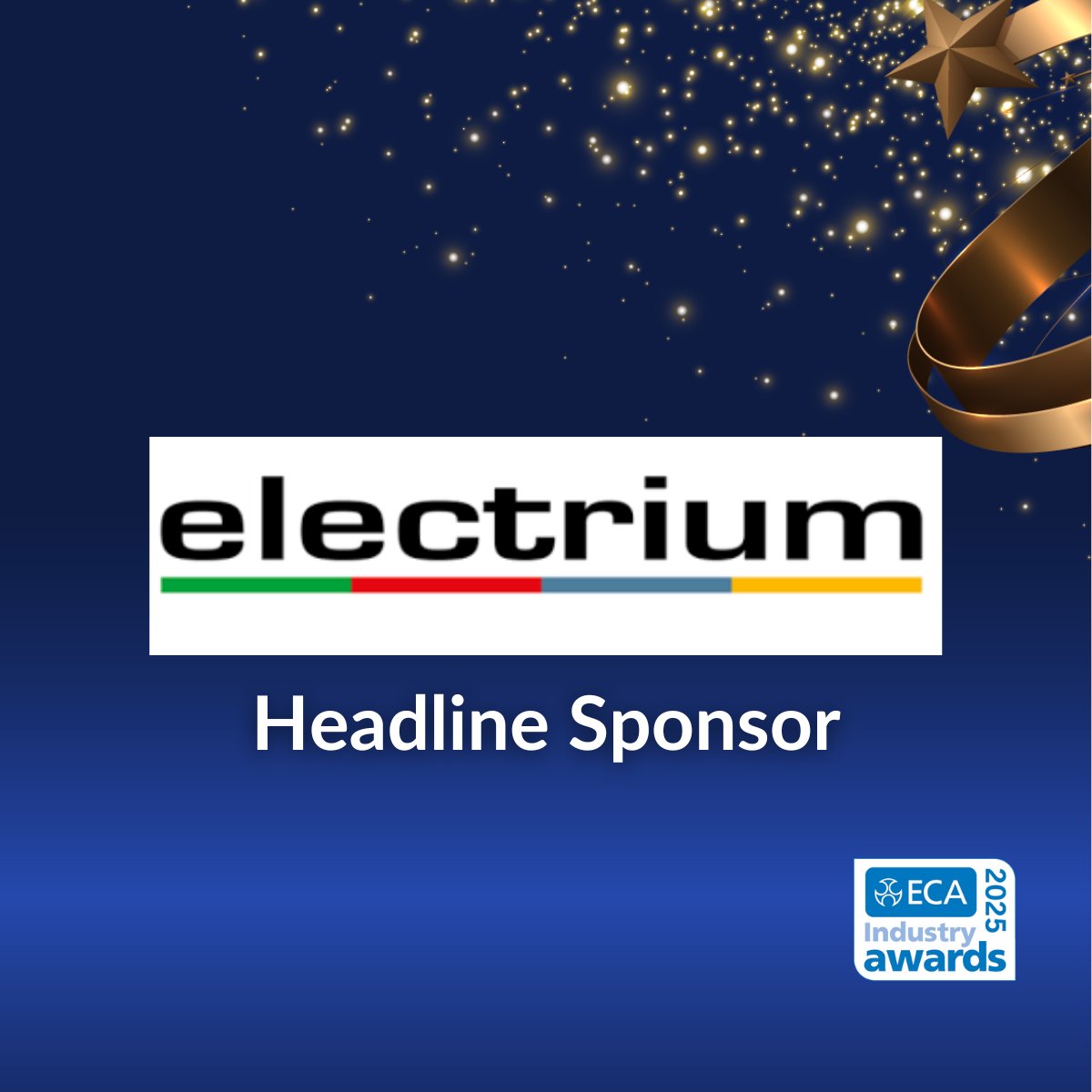 We’re proud to announce the headline sponsors of this year's ECA Industry Awards: Aico and Electrium ⭐

🔗 Learn more about the upcoming awards ceremony here: eca.co.uk/events/awards/…