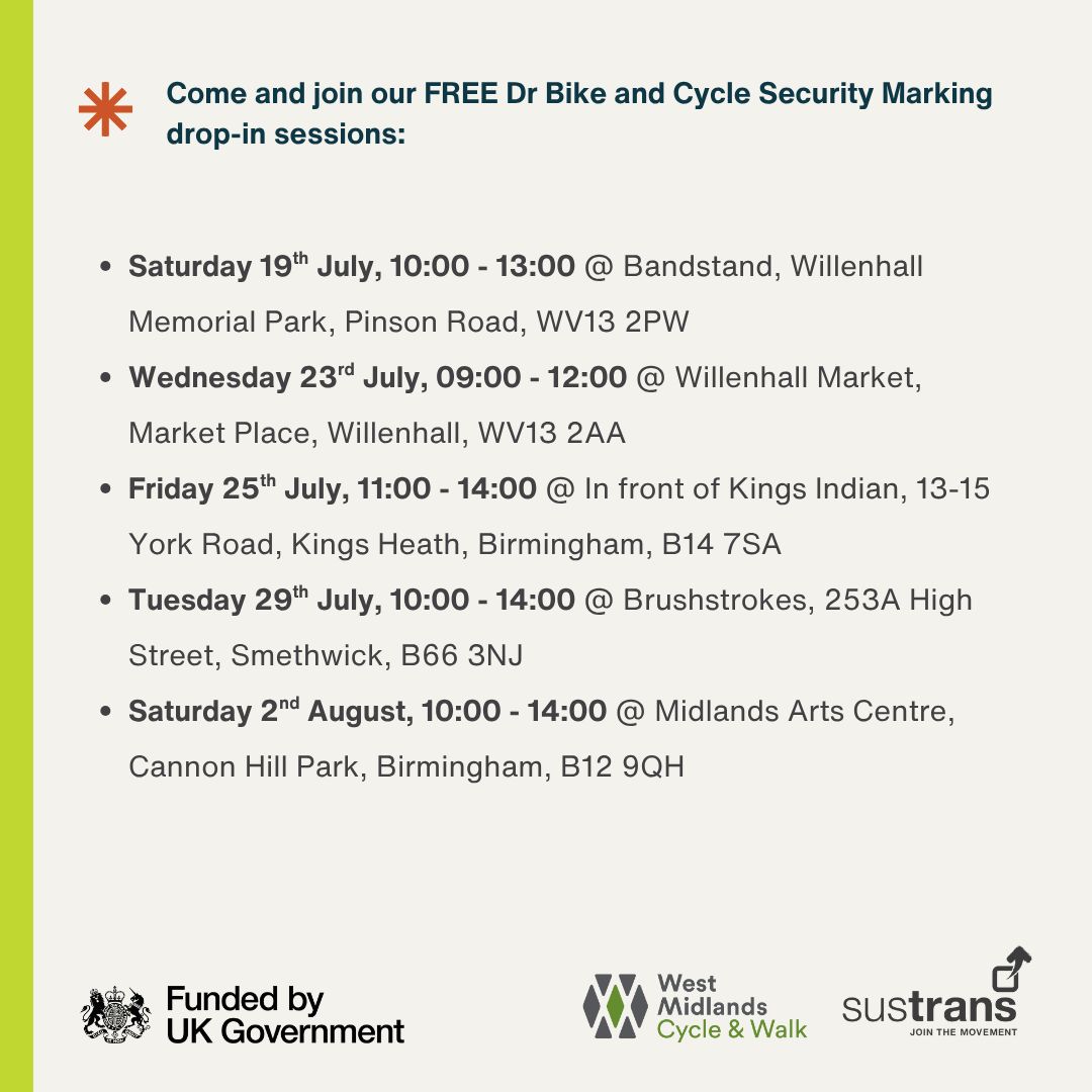 Sustrans West Midlands tweet media