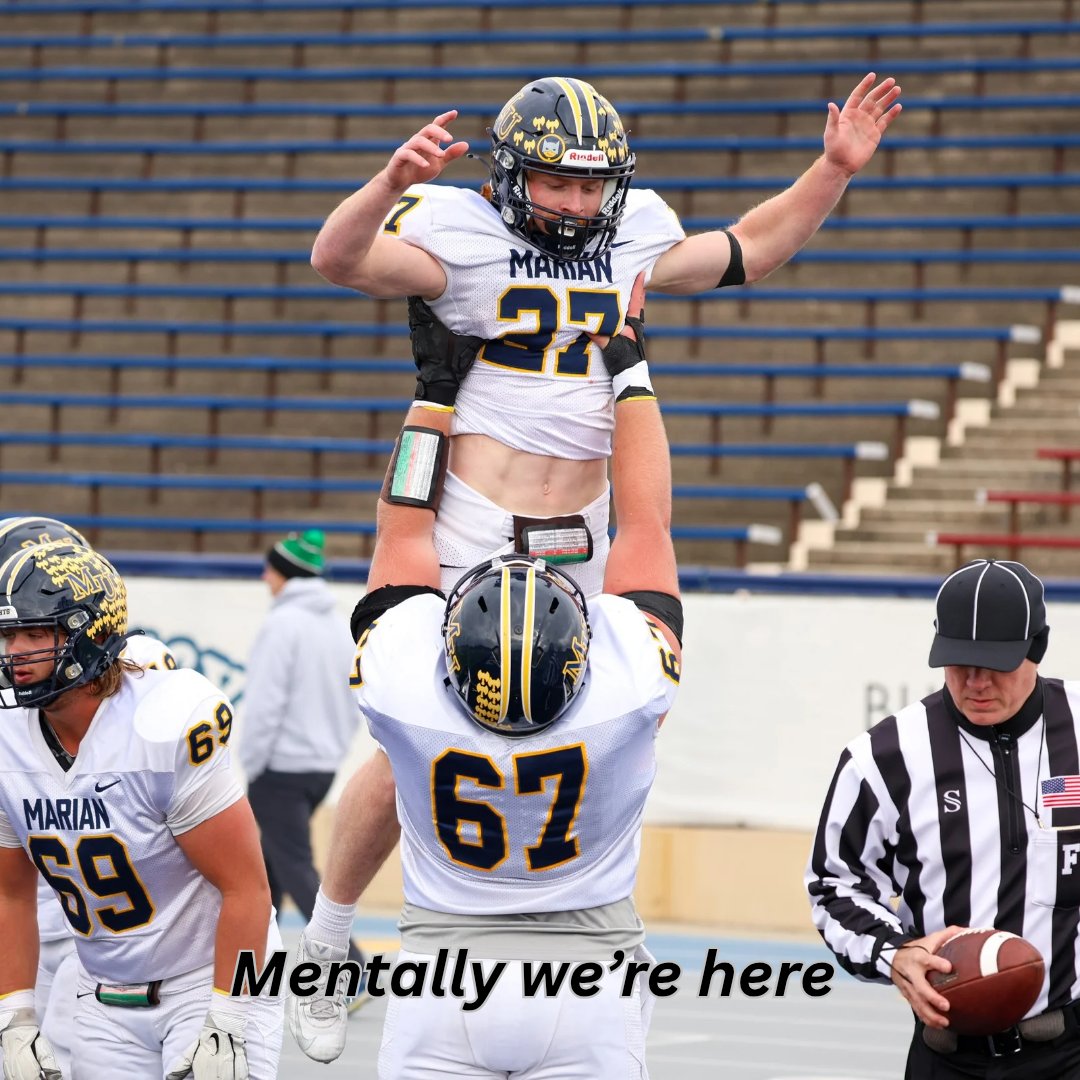 Marian Football tweet media