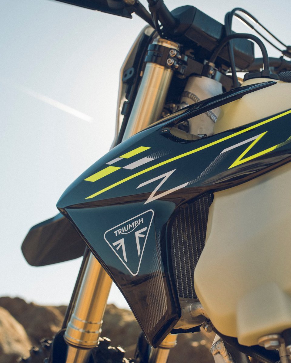 Triumph Motorcycles (@triumphamerica) on Twitter photo Riding into the sun never looked so good ☀️ 
With Enduro-specific KYB suspension, a lightweight chassis for precision, a choice of powerful 250cc or 450cc engines, our Enduro bikes are ready for sun-soaked adventures.  
Find your local dealer: bit.ly/FindYourTriump… Riding into the sun never looked so good ☀️ 
With Enduro-specific KYB suspension, a lightweight chassis for precision, a choice of powerful 250cc or 450cc engines, our Enduro bikes are ready for sun-soaked adventures.  
Find your local dealer: bit.ly/FindYourTriump…