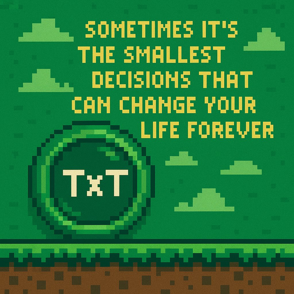 A single trade. A split-second choice. That’s all it takes to change everything. 💡

$TXT isn’t just a token—it’s a decision that could redefine your future.

Are you ready to make yours? 

#txt  #CryptoOpportunity #Tx24