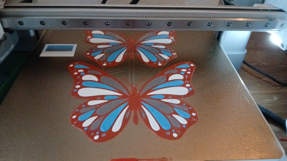 3D printer butterfly wit Bambu A1 AMS #3DPrinting #bambulab