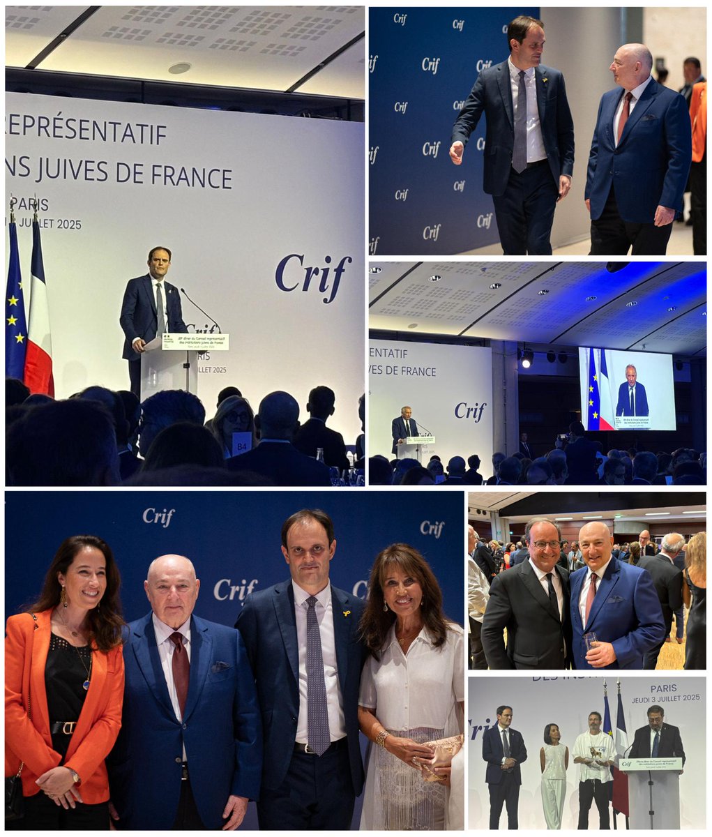 European Jewish Congress (@eurojewcong) on Twitter photo EJC President Dr Moshe Kantor attended the CRIF annual dinner at the Carrousel du Louvre in Paris as guest of honour, alongside Executive Vice-President <a href="/rayakalenova/">Raya Kalenova</a> and Director of European Affairs <a href="/AriellaWoit/">Ariella Woitchik</a>.
The event brought together French and international Jewish EJC President Dr Moshe Kantor attended the CRIF annual dinner at the Carrousel du Louvre in Paris as guest of honour, alongside Executive Vice-President <a href="/rayakalenova/">Raya Kalenova</a> and Director of European Affairs <a href="/AriellaWoit/">Ariella Woitchik</a>.
The event brought together French and international Jewish