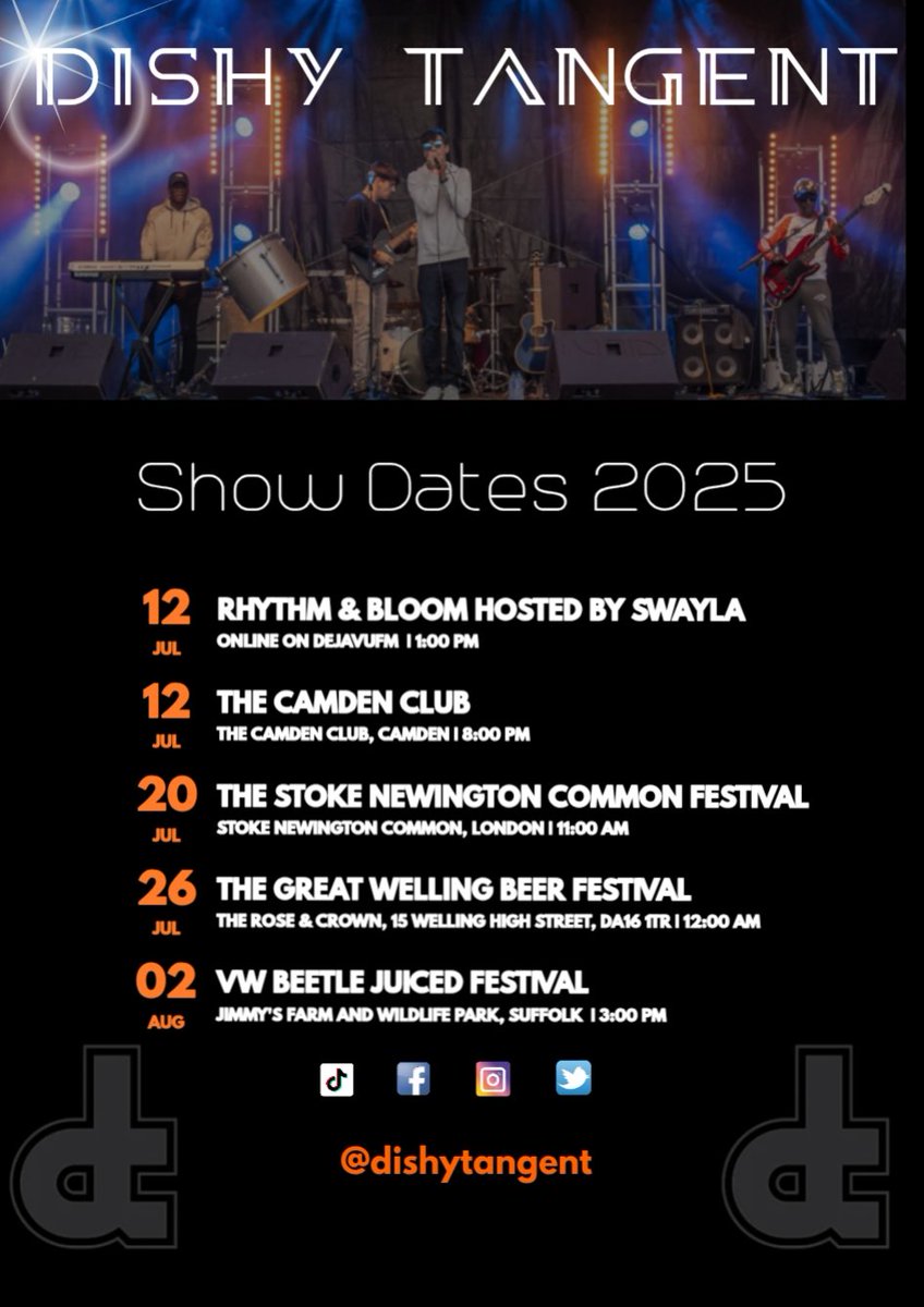 It's a new day and we are excited to see our guys are bringing their sound to radio this week on #RhythmAndBloom hosted by #SwaylaOfficial live on <a href="/dejavufm/">dejavufm</a>

#MondayMotivation #indiemusic #indieartists