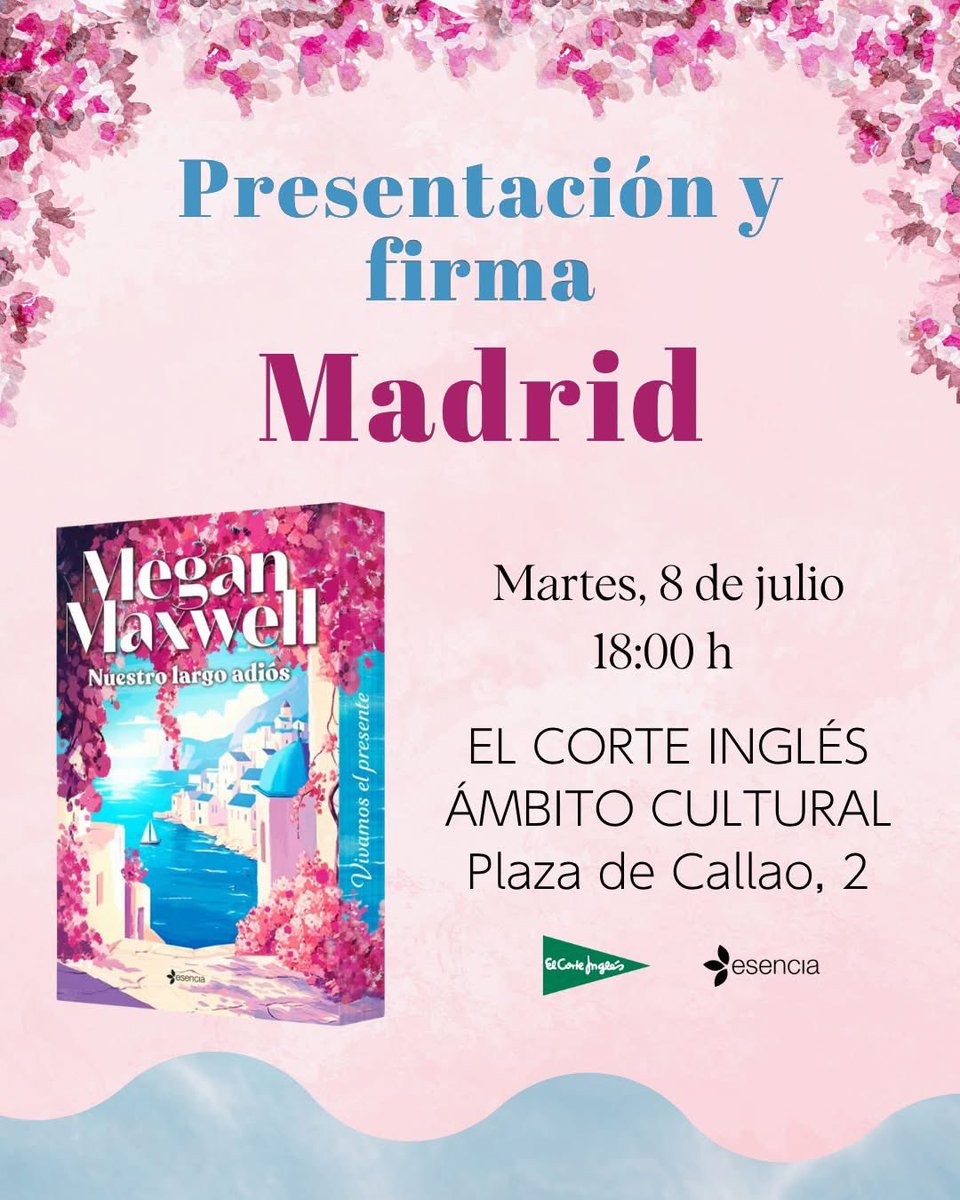 Guerrera/os de MADRID
Mañana 8 de julio a las 18:00 h, recordad que tenemos una cita.
¡Os espero!
Besossss