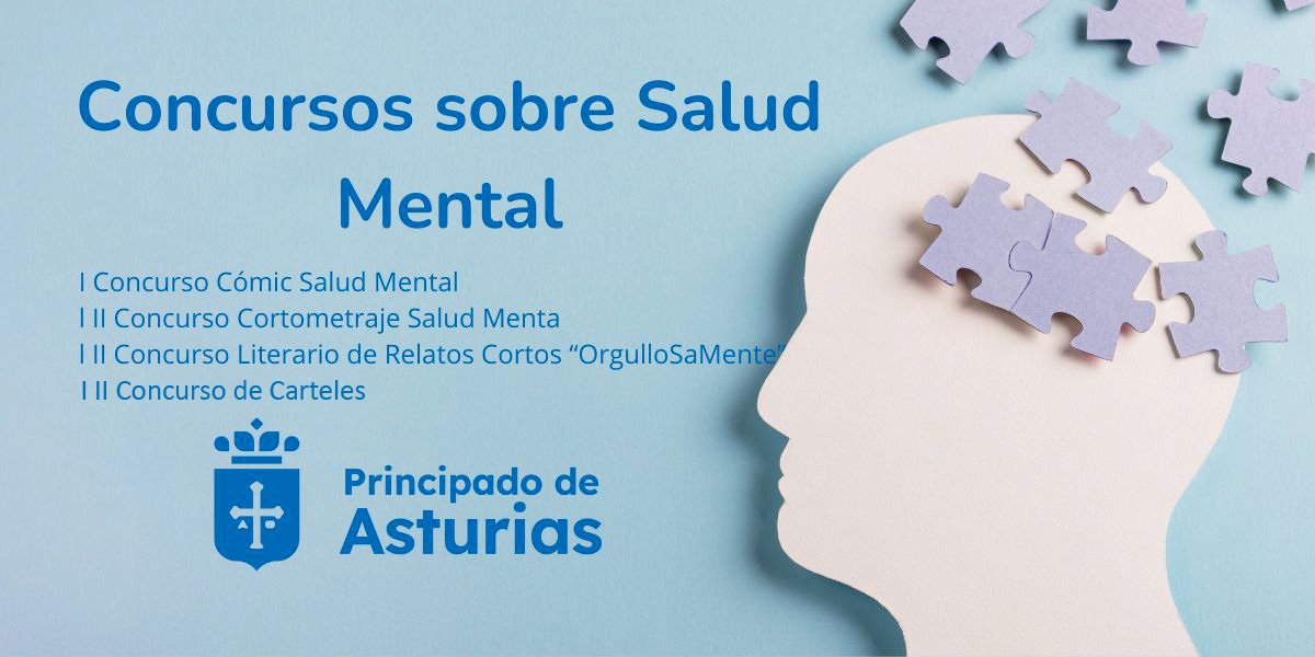 📢ÚLTIMOS DÍAS‼️ para participar en los concursos de cómics y relatos cortos convocados por el #Sespa para sensibilizar sobre los problemas de salud mental
📆Fin de plazo: 15 de julio

📌 Recuerda que también puedes participar en los concursos de carteles y cortometrajes‼️