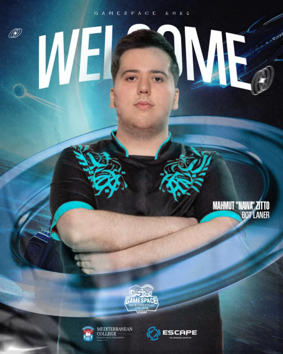 Gamespace Esports (@gamespaceesport) on Twitter photo We're excited to have Mahmut "Nawa" Zitto join the squad!
Nawa is a very promising rising star, bringing fresh talent and fresh energy to our lineup.
Nationality: 🇹🇷
Age: 19
Role: Bot Lane
#GSMC #HLL <a href="/helleniclegends/">Hellenic Legends League</a> We're excited to have Mahmut "Nawa" Zitto join the squad!
Nawa is a very promising rising star, bringing fresh talent and fresh energy to our lineup.
Nationality: 🇹🇷
Age: 19
Role: Bot Lane
#GSMC #HLL <a href="/helleniclegends/">Hellenic Legends League</a>