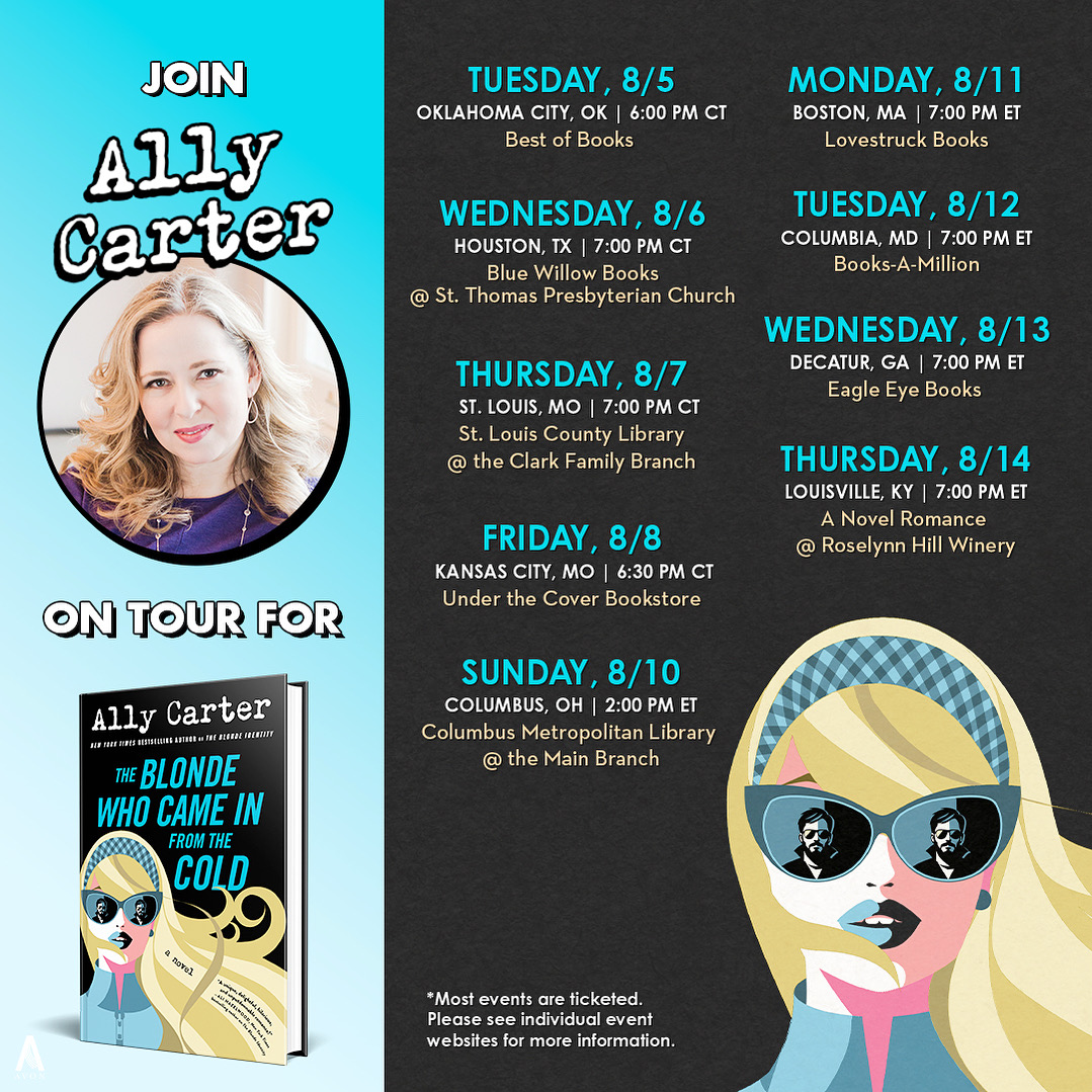 People We Meet on Stakeout? - mailchi.mp/allycarter/i-w… My new spy rom-com is almost here. Come see me on tour next month.