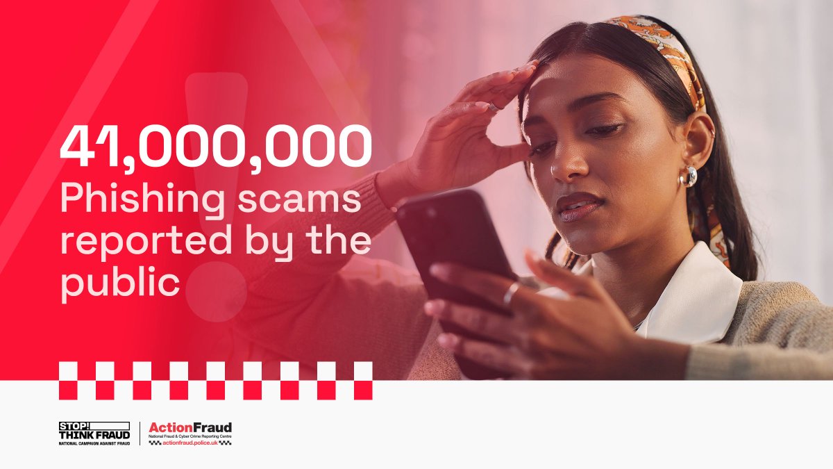 VictimsFirstTV's tweet image. As of April 2025, the total number of phishing scams reported to the Suspicious Email Reporting Service (SERS) reached over 41 million since its launch in April 2020. Before you delete suspicious emails forward them to report@phishing.gov.uk