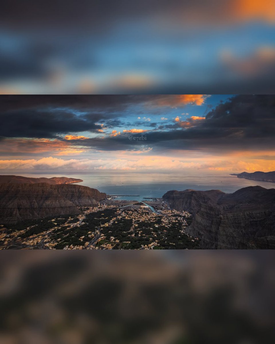 Musandam_Oman's tweet image. الغروب الجميل يُزّين سماء محافظة مسندم ⛰

#مسندم_عُمان