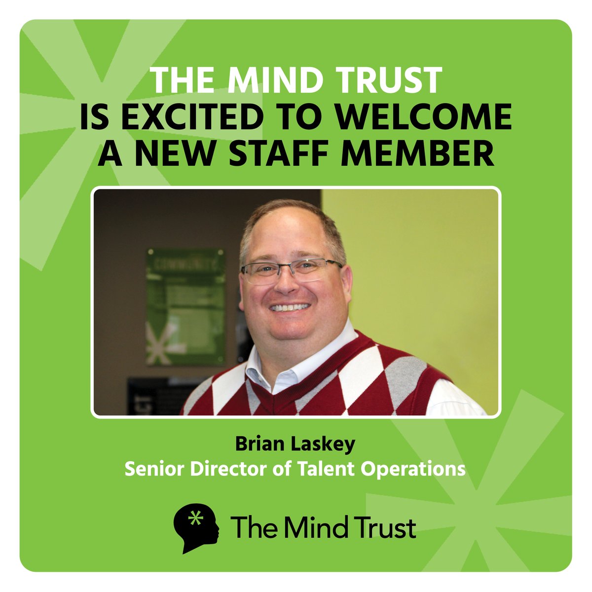 TheMindTrust's tweet image. The Mind Trust is excited to welcome a new member to our Operations & Finance team! Learn about Brian Laskey, Senior Director of Talent Operations, here: themindtrust.org/staff/brian-la…