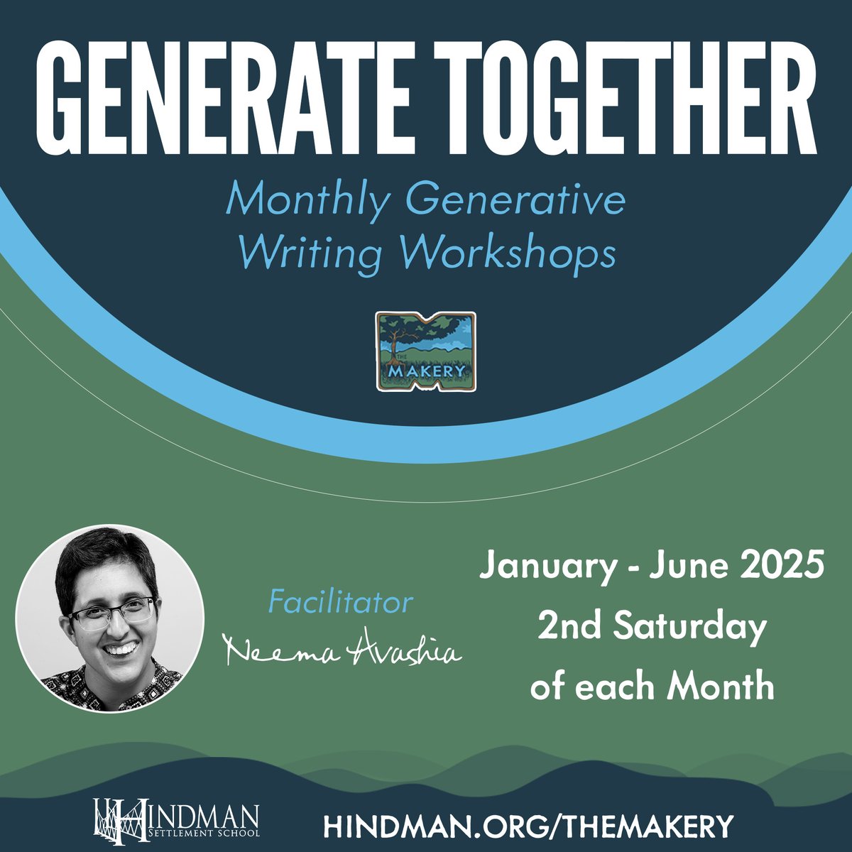 Due to a rescheduling, you have one last chance to get in on a session of Generate Together with Neema Avashia! The final session is this Saturday July 12th. Don't miss out! Register today at bit.ly/40tRQF8