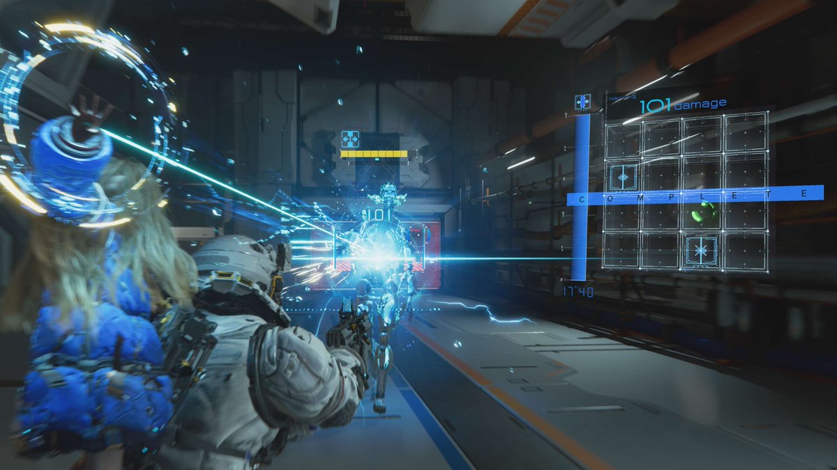 PRAGMATAgame's tweet image. ❗ Hacking x Shooting ❗
Enemy Bots put up tough defenses, and their strong armor means you’ll need to use Diana’s hacking abilities to expose their weak points. Hugh can then finish the job with his firearms!
capcom-games.com/pragmata
#PRAGMATA
