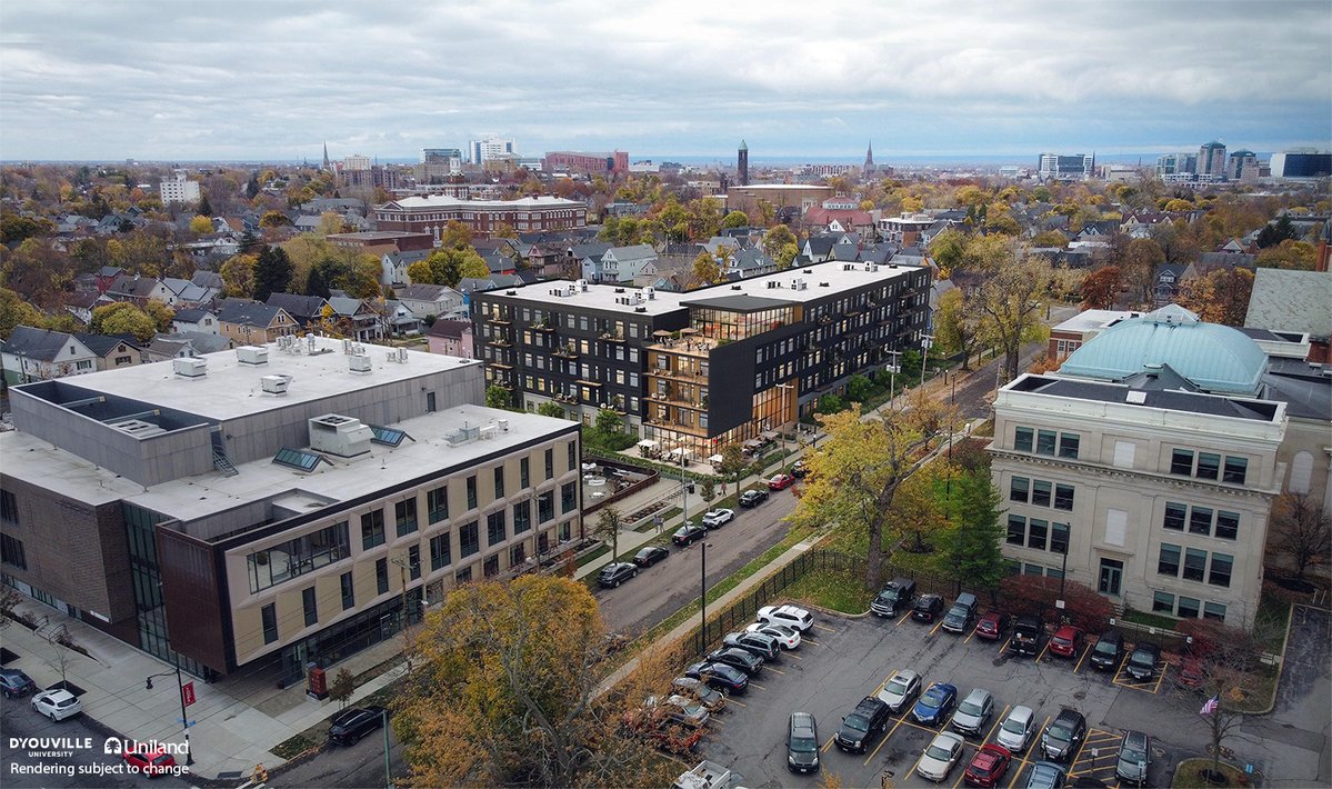 New Student Housing Coming to D'Youville University! 🏡✨
We're breaking ground in January 2026 on a new, fully furnished student housing project at 443 West Avenue in Buffalo!

Read more: bit.ly/4eBBMqT

#DYouvilleUniversity #StudentHousing #BuffaloNY #HigherEd