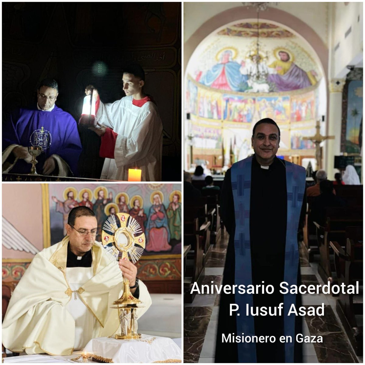 PGabRomanelli's tweet image. ¡Felices ocho años de ordenación sacerdotal del P. Iusuf Asad!