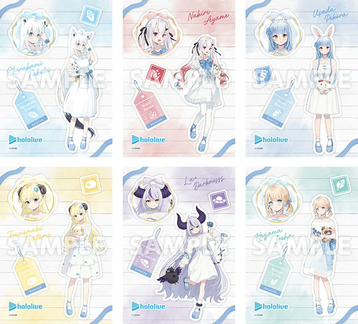ホロライブ」×ローソンコラボの新作ブロマイドが本日8日から店内コピー